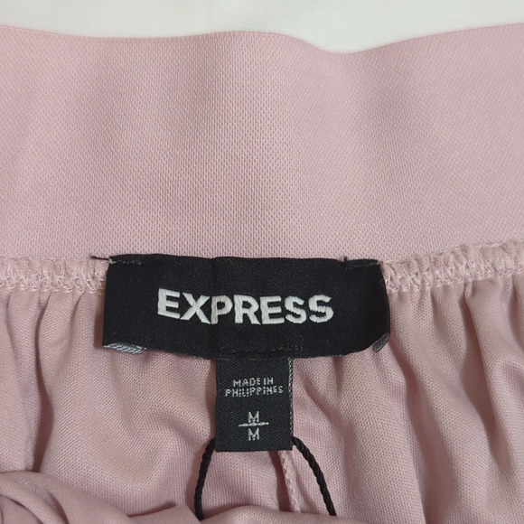 NWT Express Tulle Midi Length Skirt, Color Pink/White Size M - Picture 11 of 13